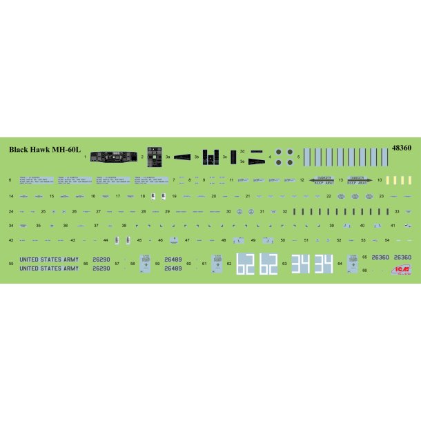 MH-60L Black Hawk  US Special Forces Helicopter