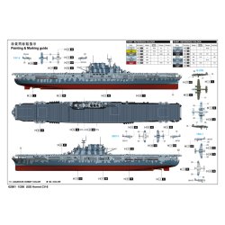 USS Hornet CV-8, skala 1/200