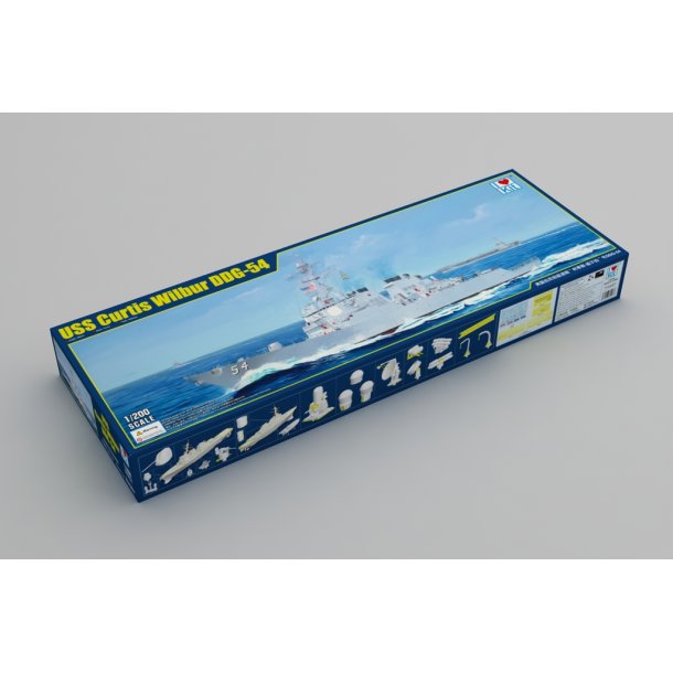 USS Curtis Wilbur DDG-54, skala 1/200