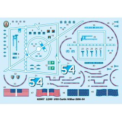 USS Curtis Wilbur DDG-54, skala 1/200