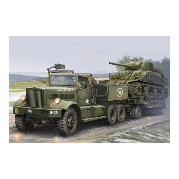 US M19 Tank Transporter with Soft Top Cab