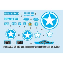 US M19 Tank Transporter with Soft Top Cab