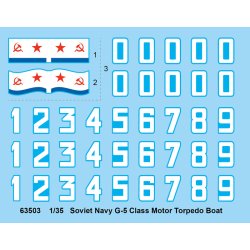 Soviet Navy G-5 Class Motor Torpedo Boat, skala 1/35