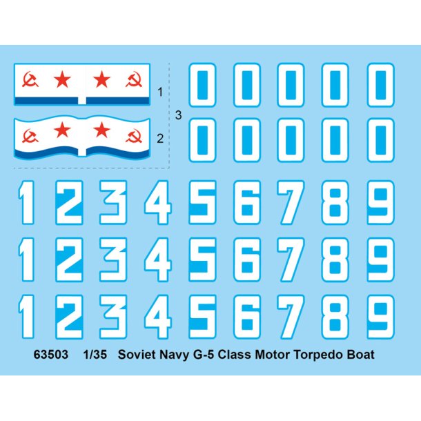 Soviet Navy G-5 Class Motor Torpedo Boat, skala 1/35