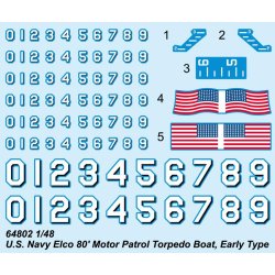 U.S. Navy Elco 80 Motor Patrol Torpedo Boat Early Type