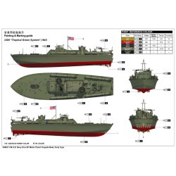 U.S. Navy Elco 80 Motor Patrol Torpedo Boat Early Type