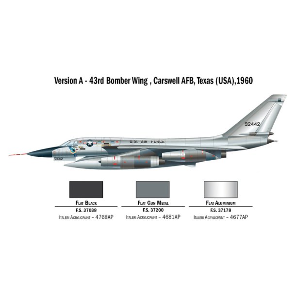 B-58 Hustler, skala 1/72