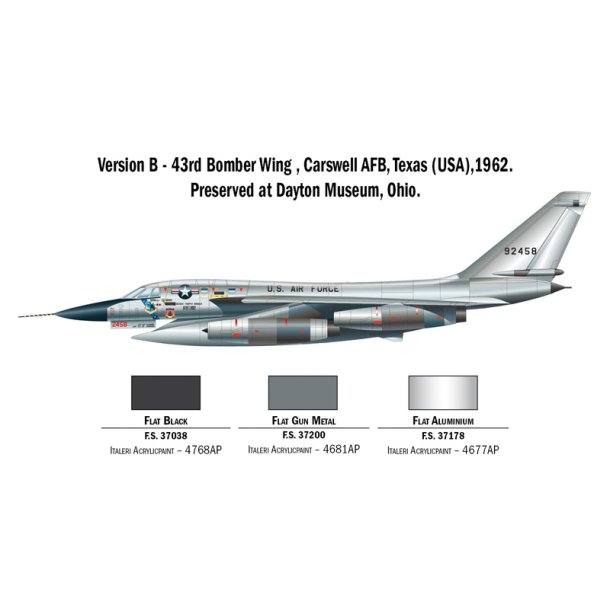 B-58 Hustler, skala 1/72
