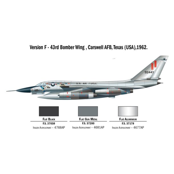 B-58 Hustler, skala 1/72