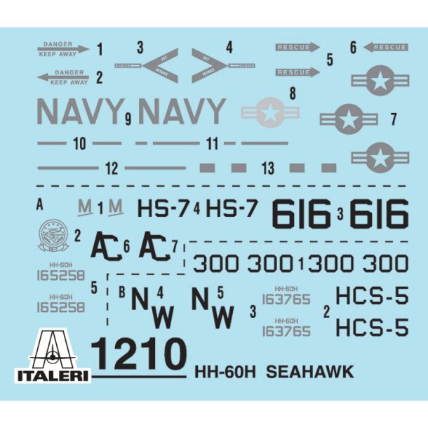 HH-60 H Seahawk, skala 1/72