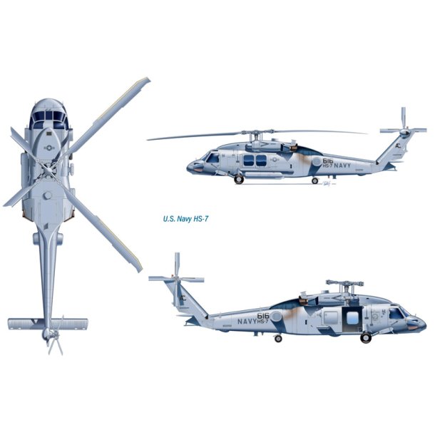 HH-60 H Seahawk, skala 1/72