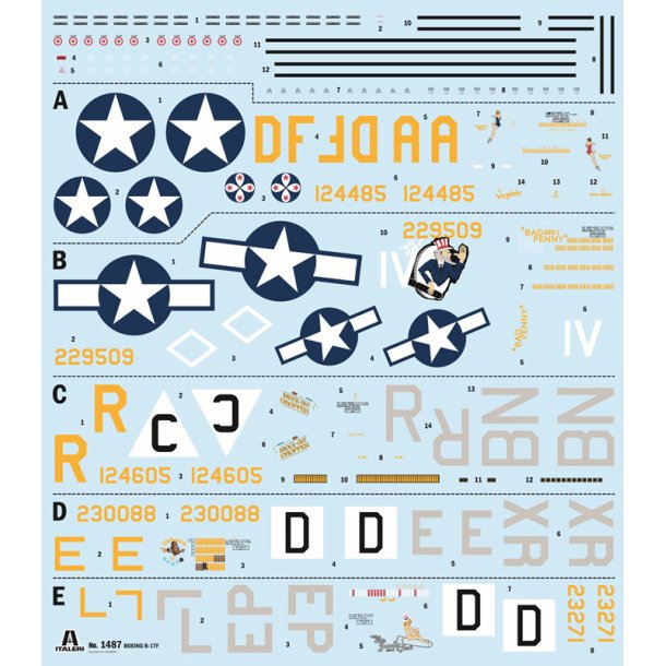 B-17F Flyng Fortress, skala 1/72