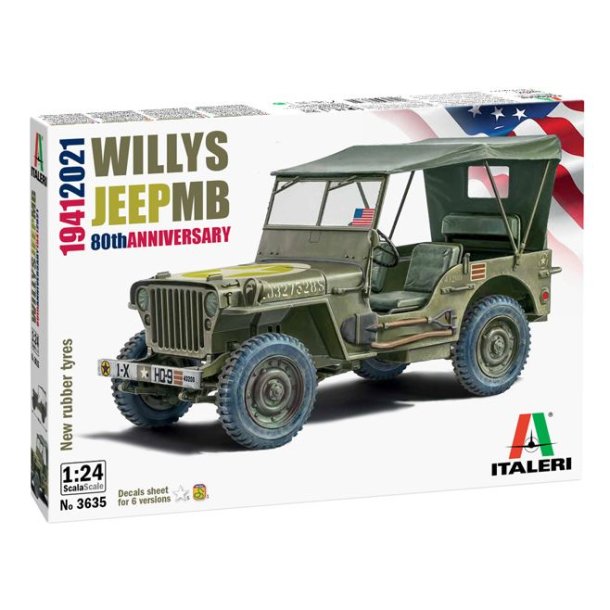 Willys Jeep MB - 80 rs jubilumsudgave