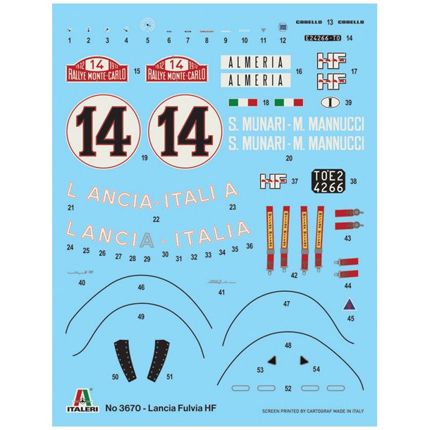 Lancia Fulvia HF Rally Monte Carlo 1972