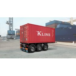 Teknokar 20 fods containertrailer