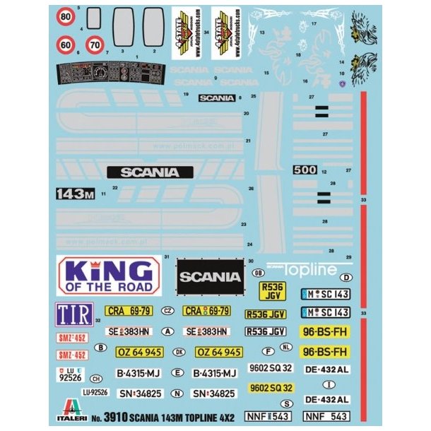 SCANIA 143M TOPLINE 4x2