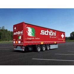 3-akslet gardintrailer