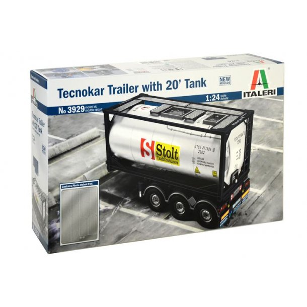 Tecnokar trailer med 20 fods tank