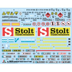 Tecnokar trailer med 20 fods tank