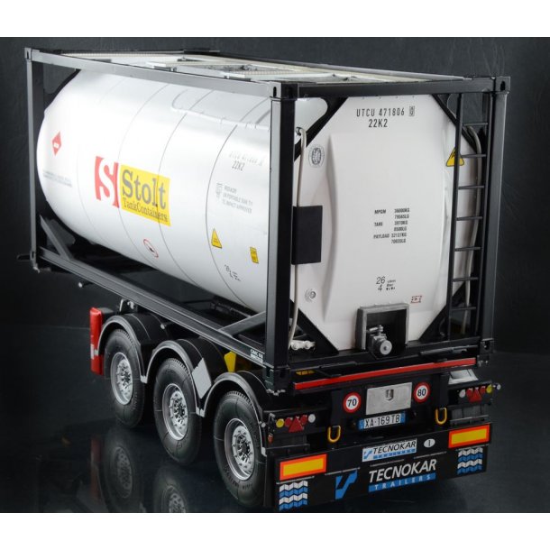 Tecnokar trailer med 20 fods tank