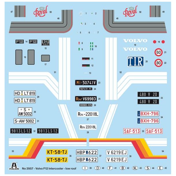 Volvo F12 Intercooler Low Roof with accessories