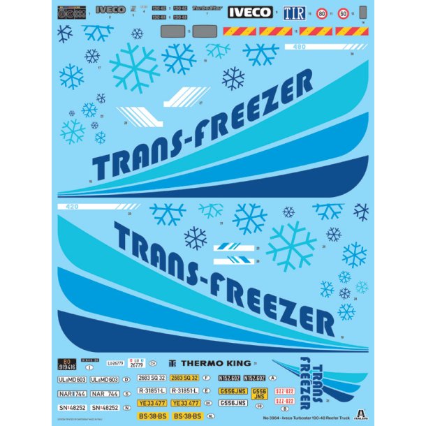 Iveco TURBOSTAR 190.48 reefer truck