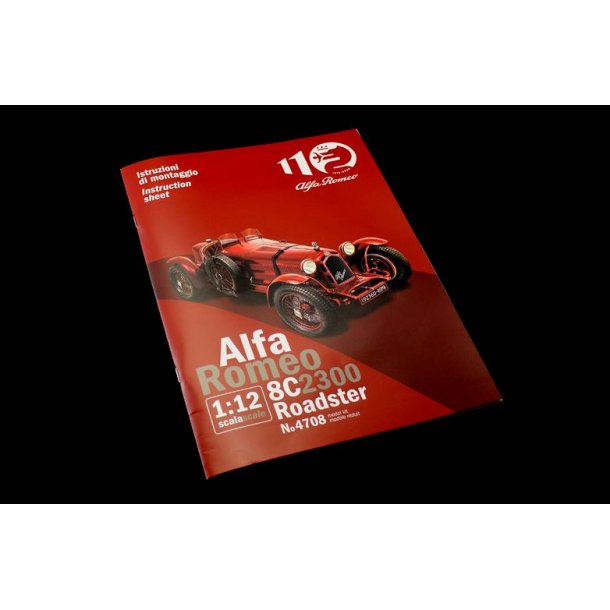 Alfa Romeo 8C 2300 Roadster, skala 1/12