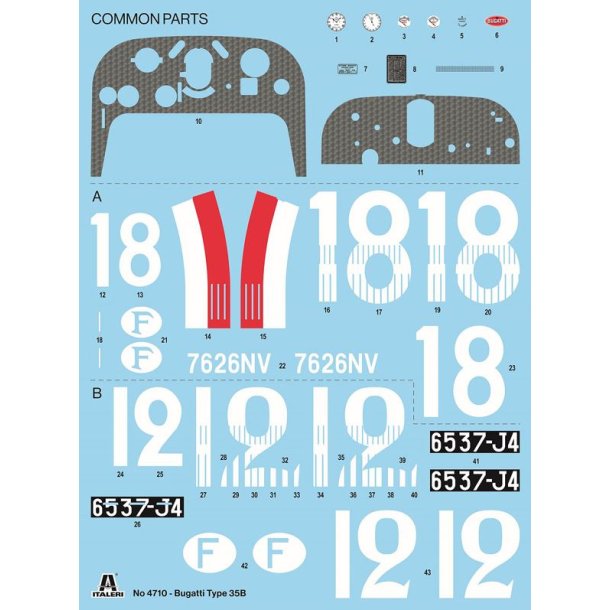 Bugatti Type 35B, skala 1/12