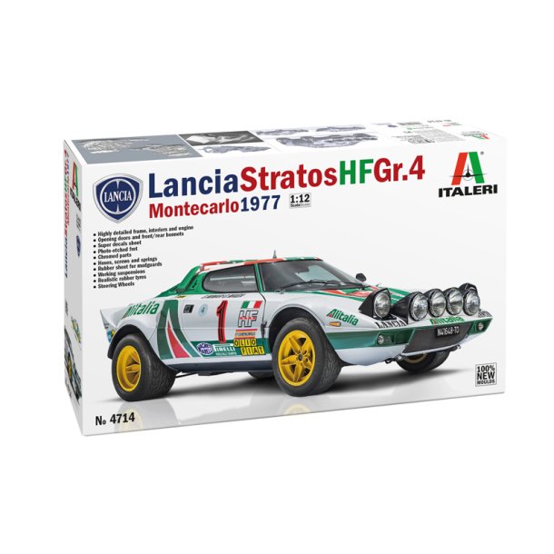 Lancia Stratos HF Gr.4 Monte Carlo 1977, skala 1/12