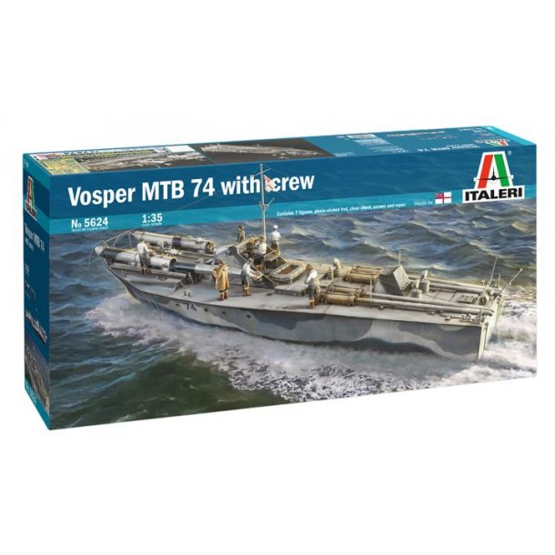 Vosper MTB 74 med bestning