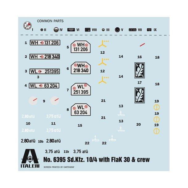 Sd. Kfz. 10/4 with FlaK 30 and crew