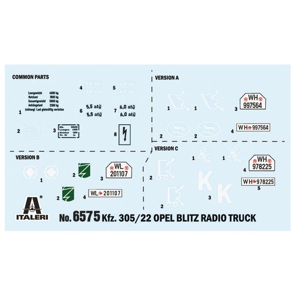 Opel Blitz - radio lastbil