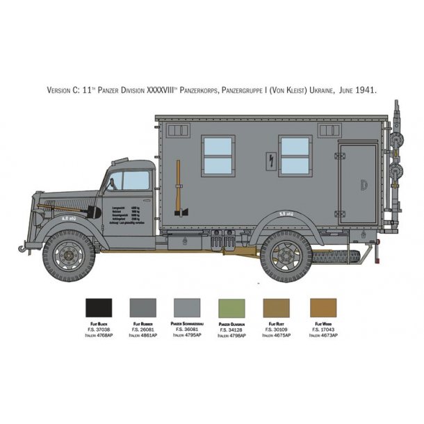 Opel Blitz - radio lastbil