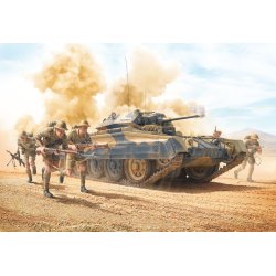 Crusader Mk. II with 8th Army Infantry