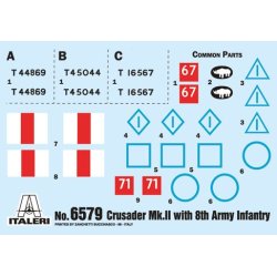 Crusader Mk. II with 8th Army Infantry