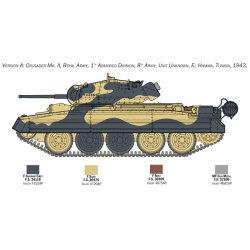 Crusader Mk. II with 8th Army Infantry