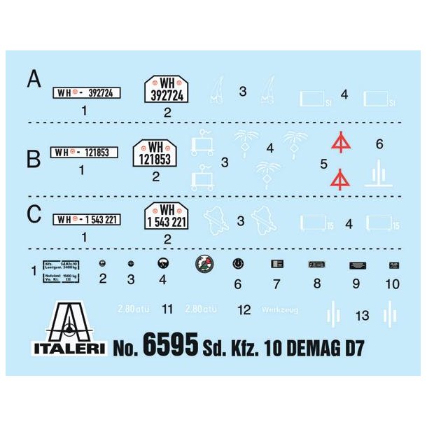 Sd. Kfz. 10 Demag D7 with 7,5 cm leIG 18 and crew