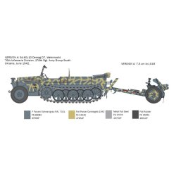 Sd. Kfz. 10 Demag D7 with 7,5 cm leIG 18 and crew