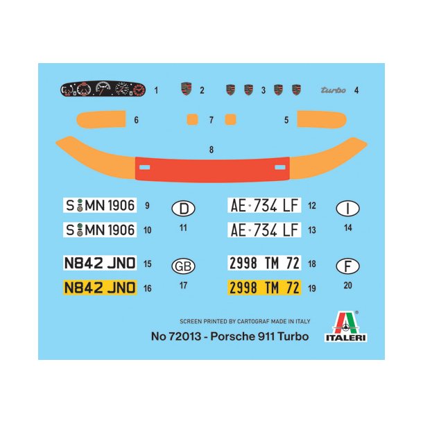 Porsche 911 - Complete Set For Modeling - Starter kit