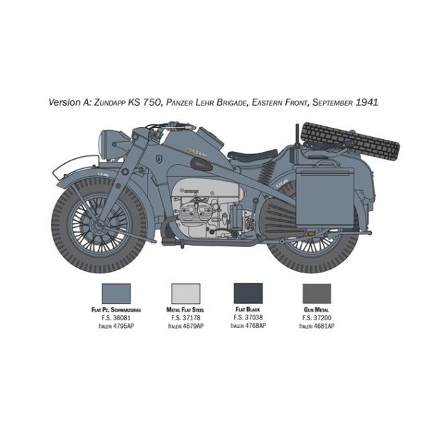 Zundapp KS 750 med sidevogn