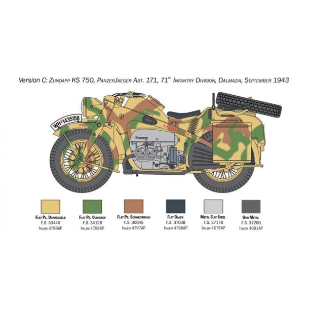 Zundapp KS 750 med sidevogn