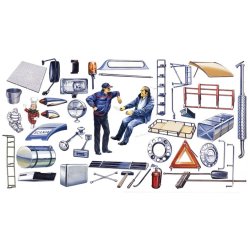 Truck Shop tilbehr skala 1/24