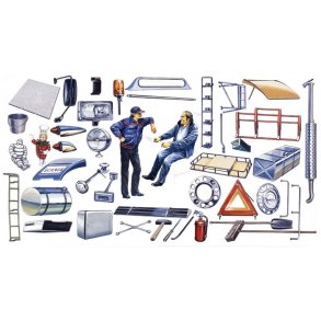 Truck Shop tilbehr skala 1/24