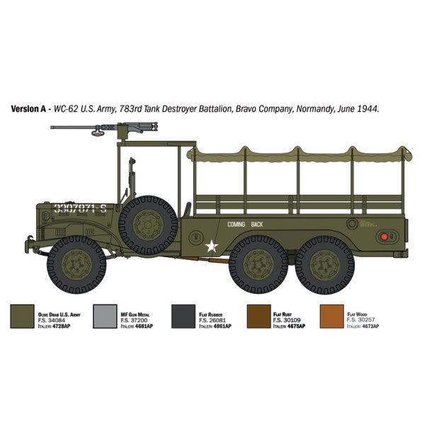 Dodge WC-62/63 1 1/2 ton 6x6 TRUCK