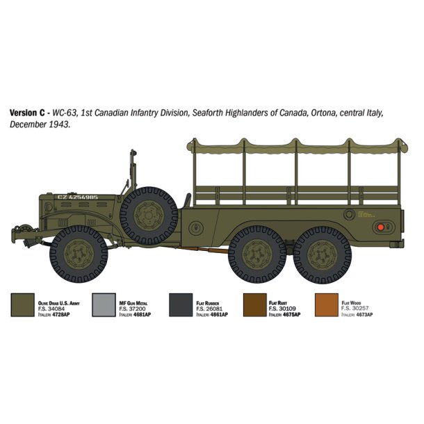 Dodge WC-62/63 1 1/2 ton 6x6 TRUCK