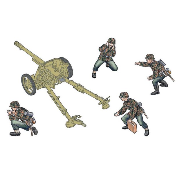 Pak 97/38 AT Gun with crew