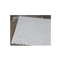 Seks-kantede fliser, lys gr�, 270 stk. Skala 1/32-1/35