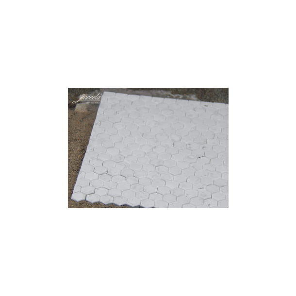 Seks-kantede fliser, lys gr�, 270 stk. Skala 1/32-1/35