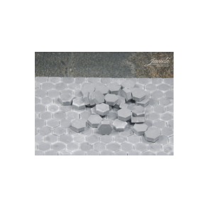 Seks-kantede fliser, m�rk gr�, 270 stk. Skala 1/32-1/35