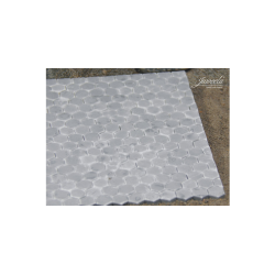 Seks-kantede fliser, m�rk gr�, 270 stk. Skala 1/32-1/35